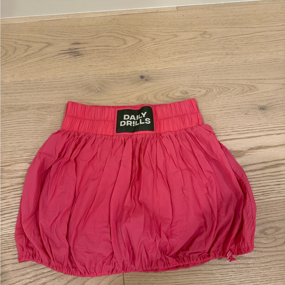 Daily Drills Pink Bubble Skirt